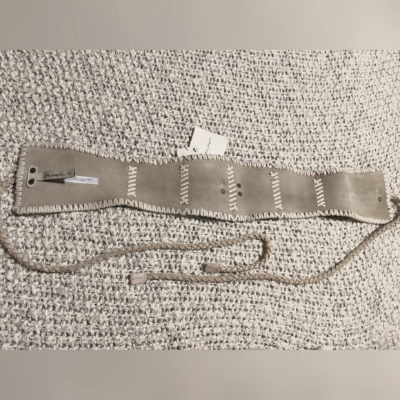 Free People Selena leather corset belt